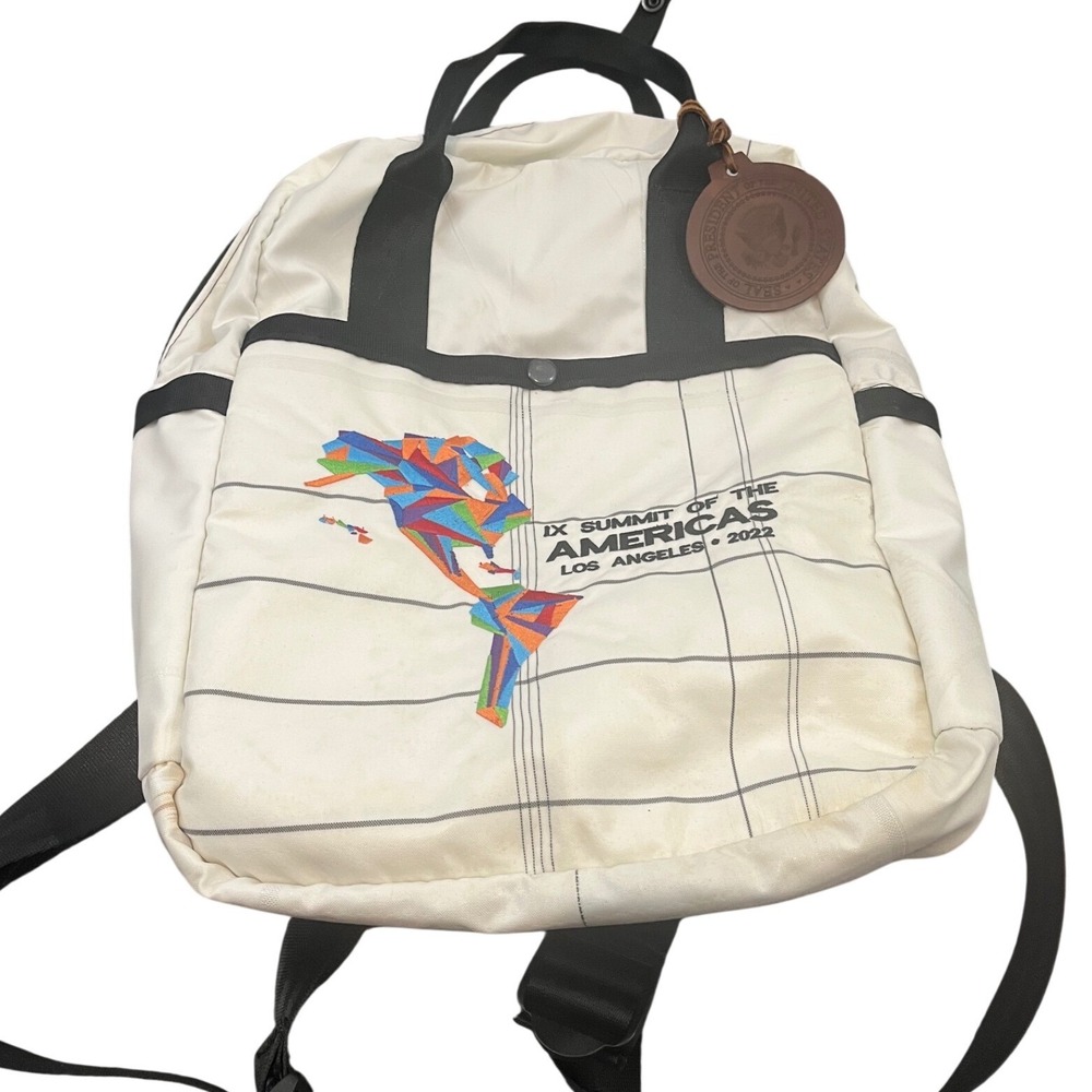 Rewilder Backpack Limited Edition IX Summit of the Americas 2022 LA Upcycled Bag